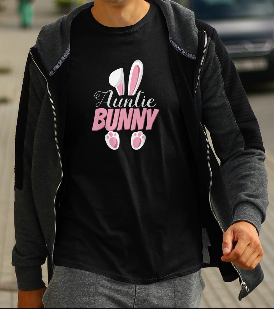 Auntie Bunny Cute Easter Rabbit Family T-Shirt
