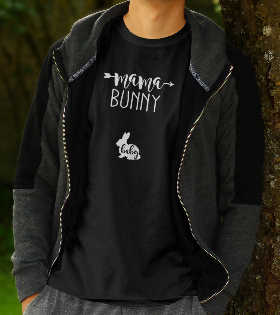 Mama Bunny Baby Easter Pregnancy T-Shirt