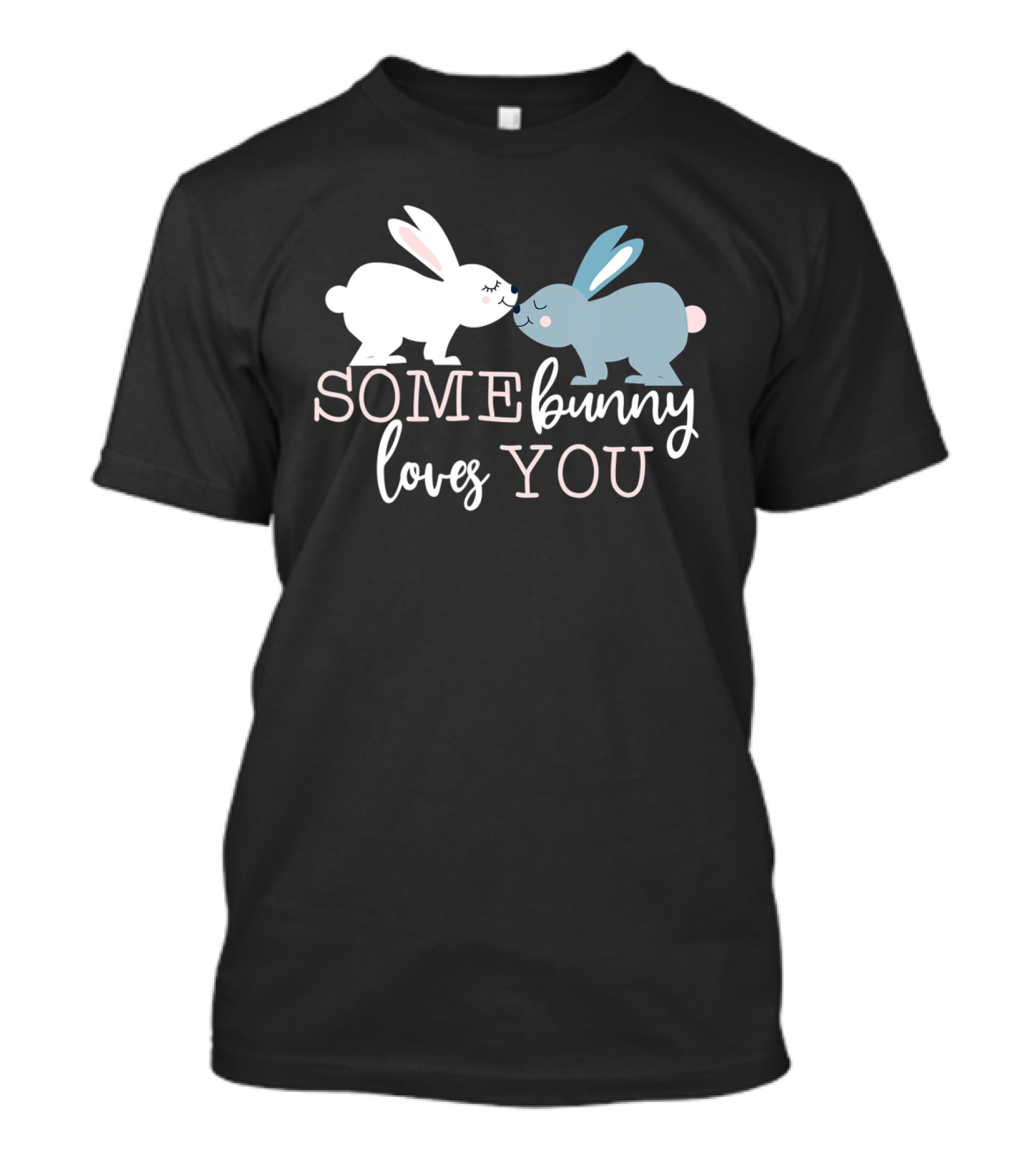 Some Bunny Loves You Rabbit Couple Easter T-Shirt