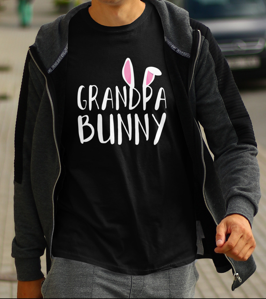 Grandpa Bunny Easter Family Paps T-Shirt