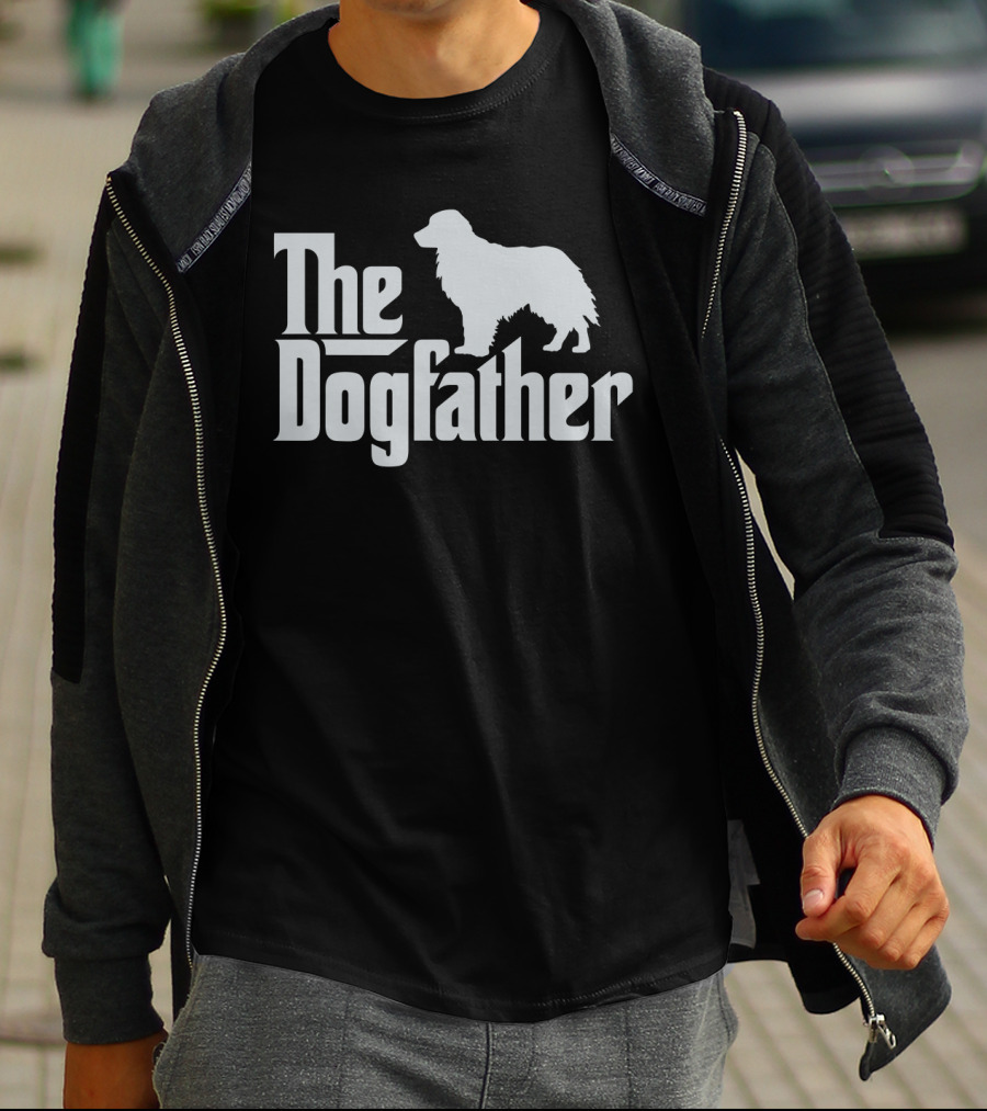 The Dogfather Golden Retriever Dog Mafia T-Shirt