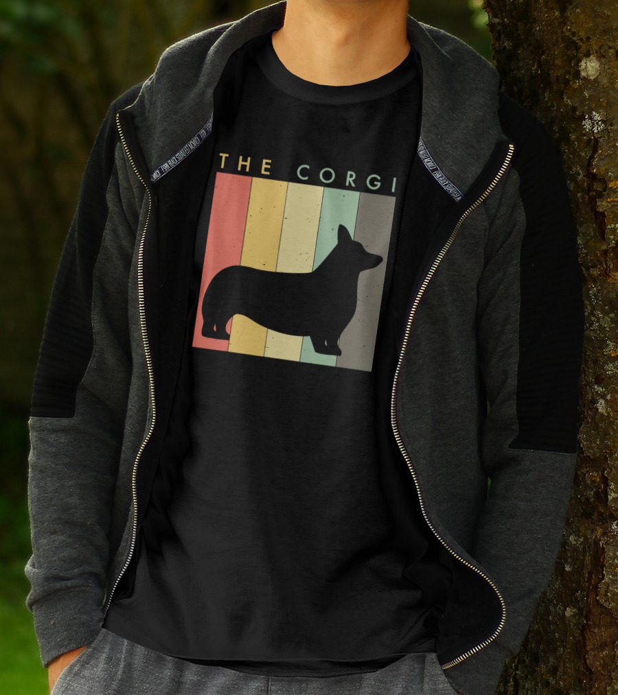 The Corgi Retro Vintage Dog T-Shirt