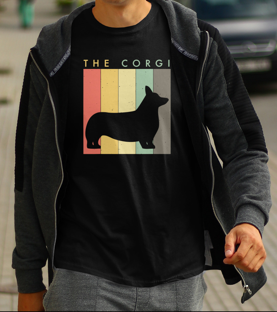 The Corgi Retro Vintage Dog T-Shirt