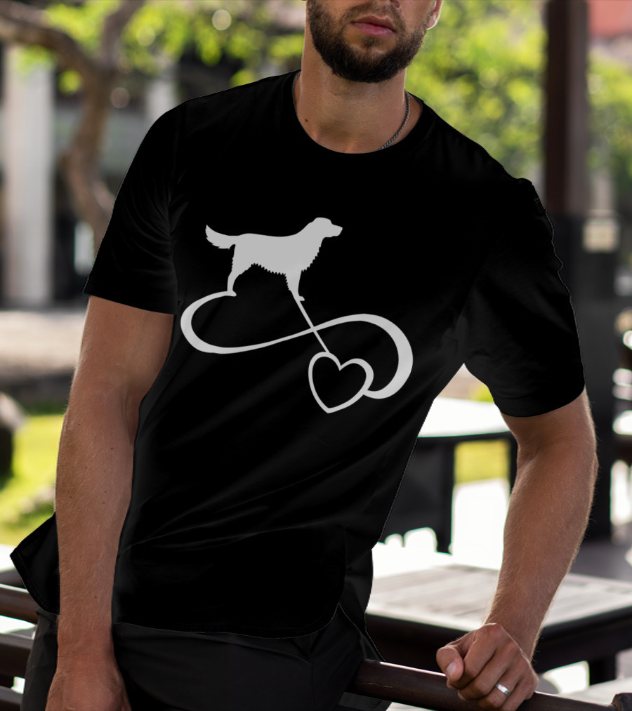 Golden Retriever Dog Lover Infinity Heart Dog Breed T-Shirt
