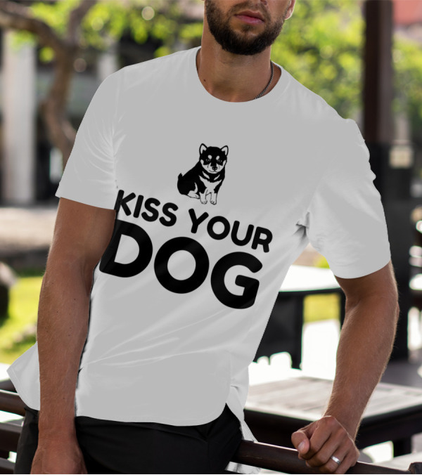 Kiss Your Dog Cute Puppy T-Shirt