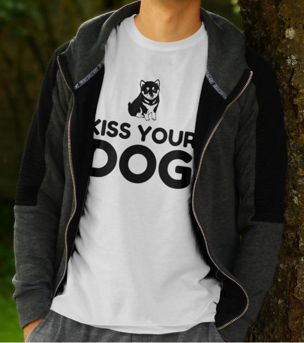 Kiss Your Dog Cute Puppy T-Shirt