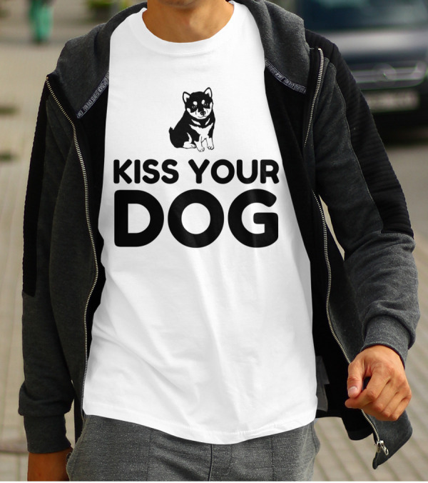 Kiss Your Dog Cute Puppy T-Shirt