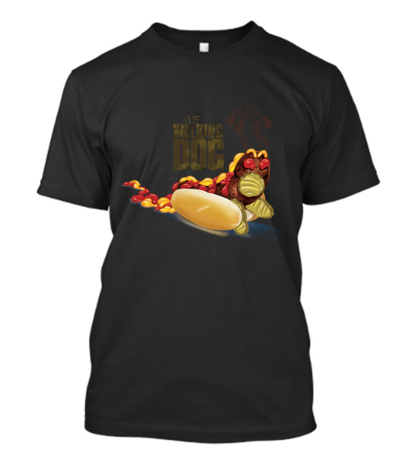 The Walking Dog Hotdog With Ketchup And Mustard T-Shirt