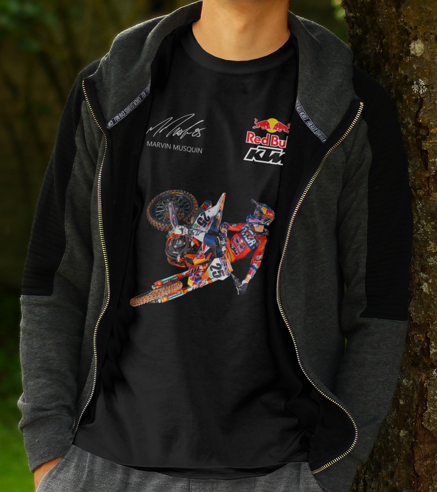 Marvin Musquin Red Bull KTM Racing Action Signature T-Shirt