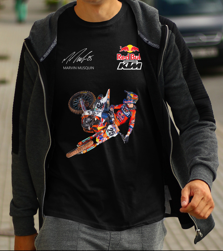 Marvin Musquin Red Bull KTM Racing Action Signature T-Shirt