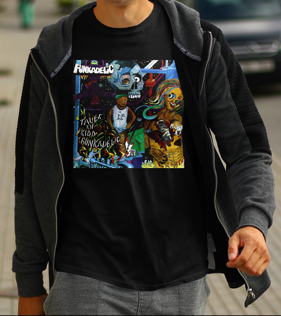 Funkadelic Tales Of Kidd Funkadelic Vibrant Psychedelic T-Shirt