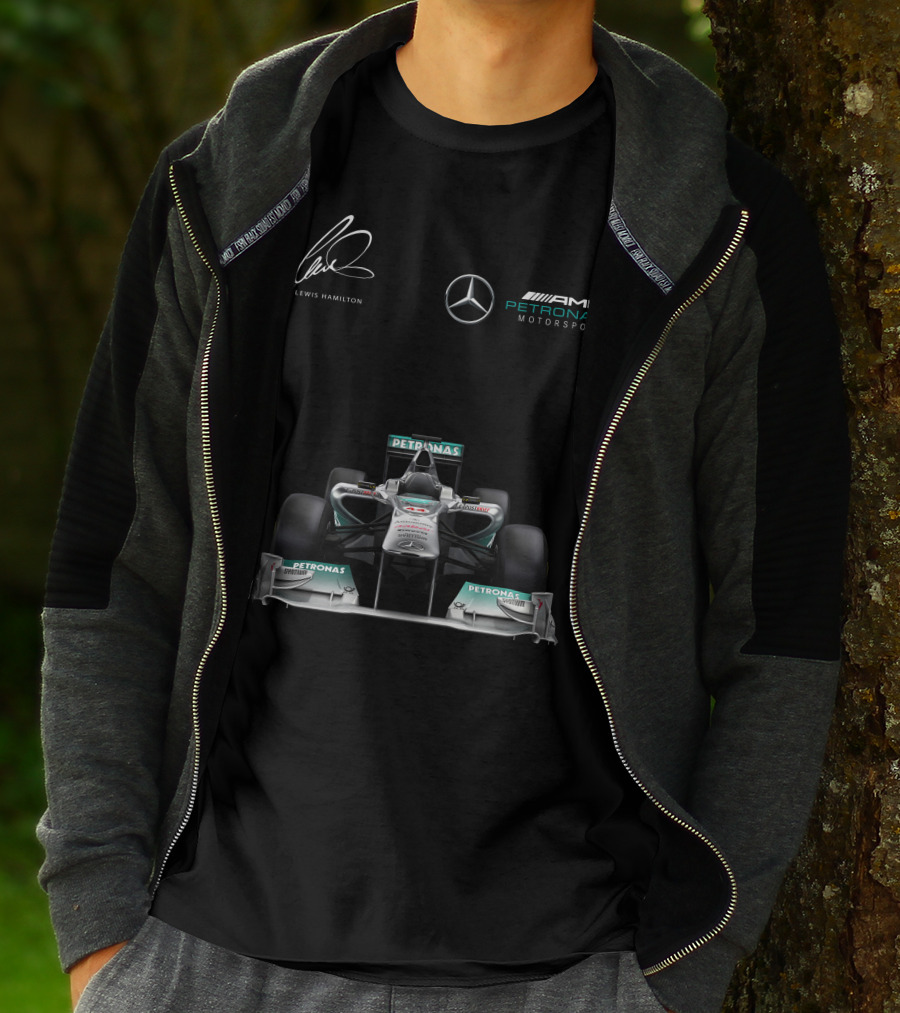 Lewis Hamilton Mercedes AMG Petronas Motorsport Formula One Racing T-Shirt