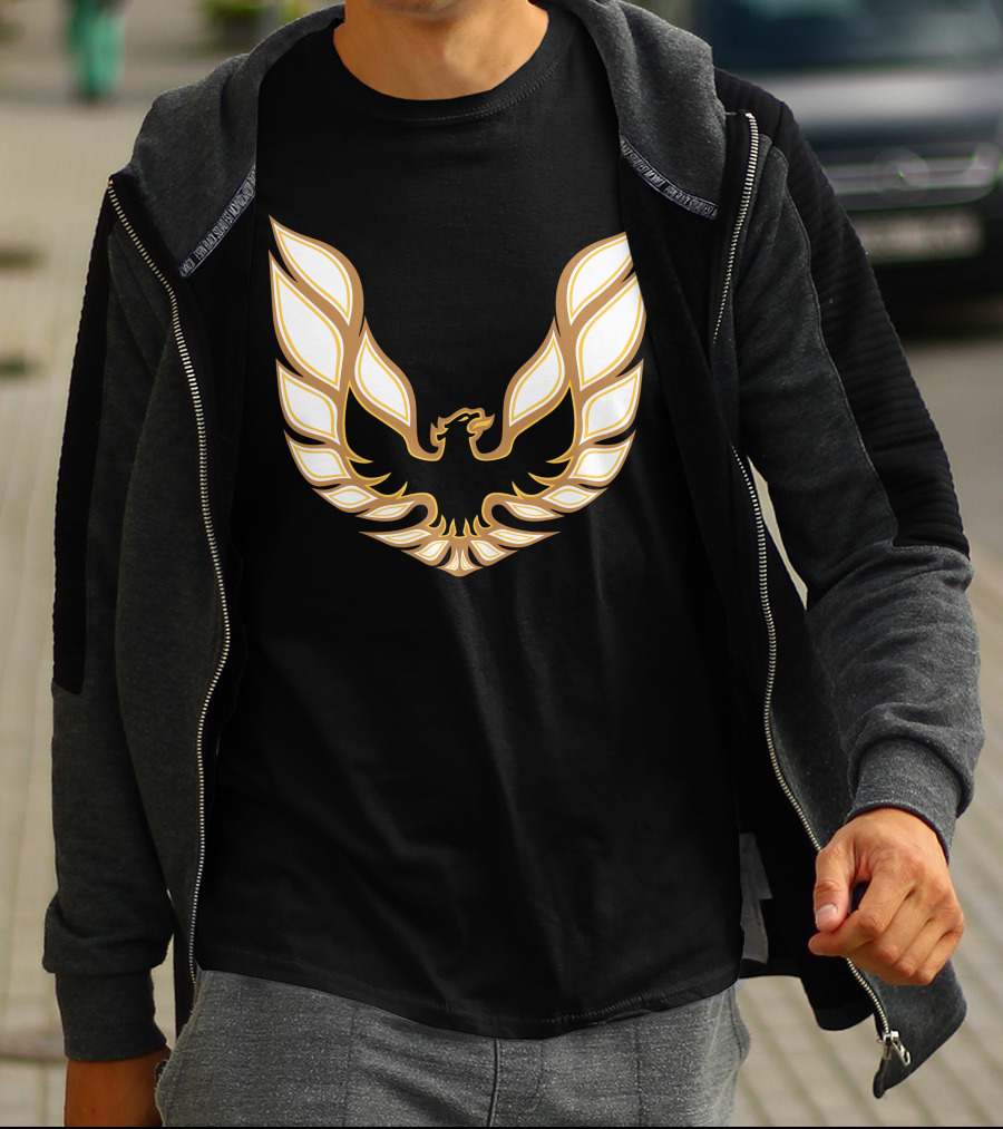 Pontiac Firebird Iconic Gold Phoenix T-Shirt