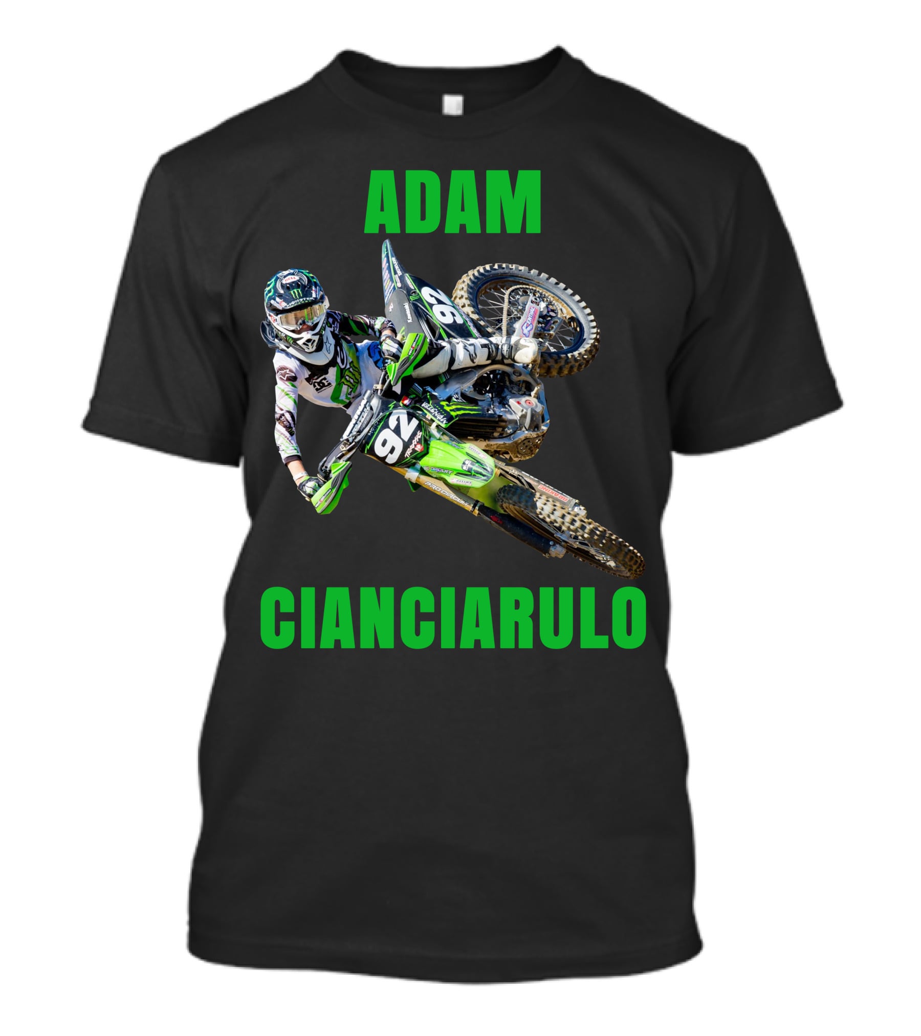 Adam Cianciarulo Motocross Racer 92 Action Image T-Shirt