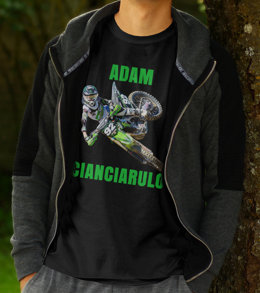 Adam Cianciarulo Motocross Racer 92 Action Image T-Shirt