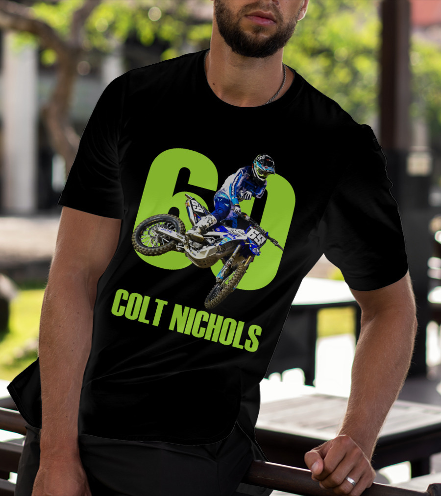 Colt Nichols 60 Motocross Rider Action T-Shirt