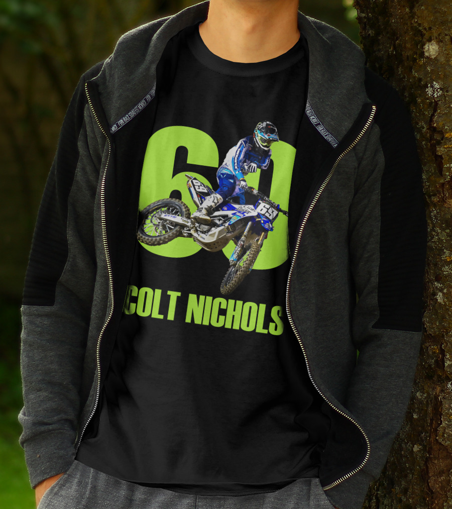 Colt Nichols 60 Motocross Rider Action T-Shirt