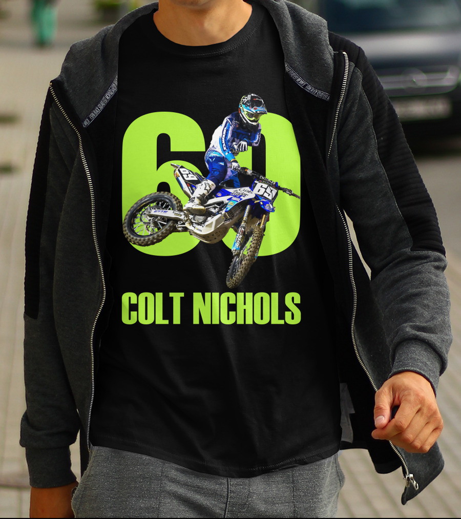 Colt Nichols 60 Motocross Rider Action T-Shirt