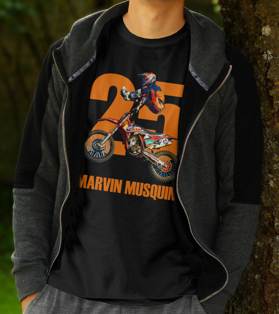 Marvin Musquin 25 KTM Motocross Stunt T-Shirt