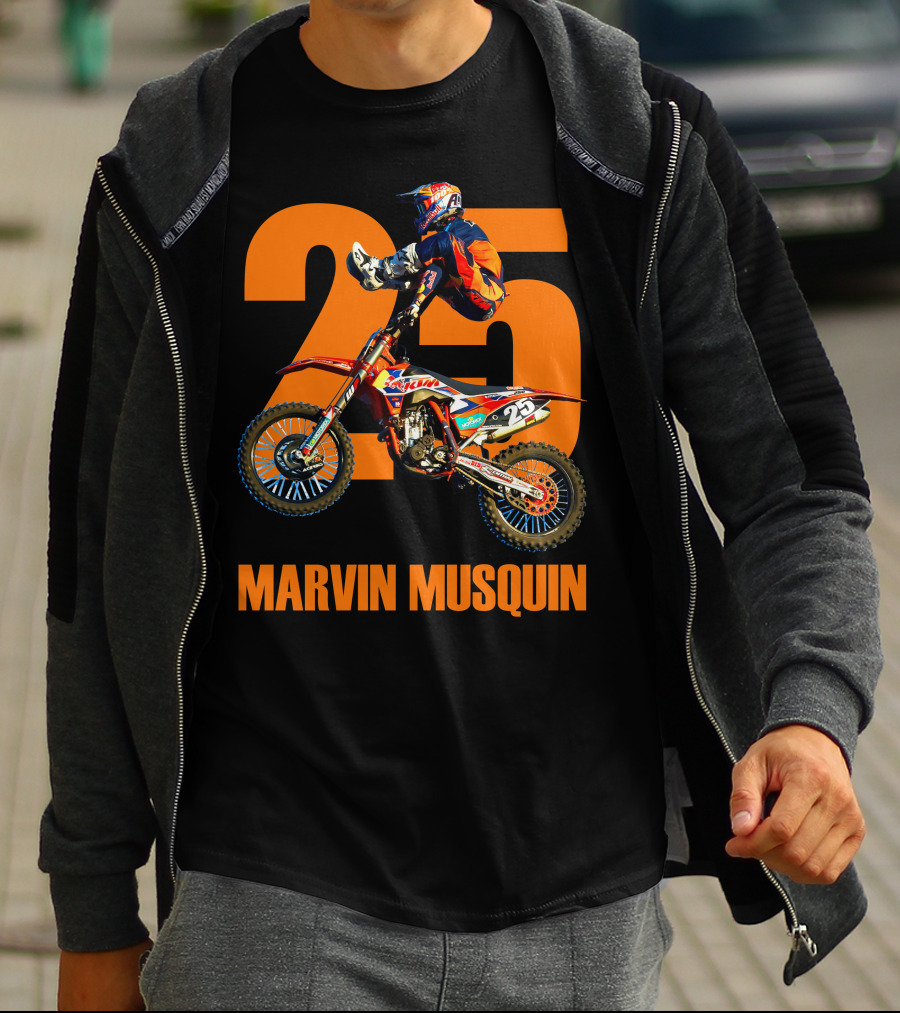 Marvin Musquin 25 KTM Motocross Stunt T-Shirt
