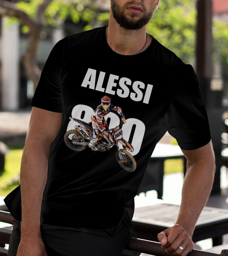 Alessi 800 Motocross Rider Racing Gear T-Shirt