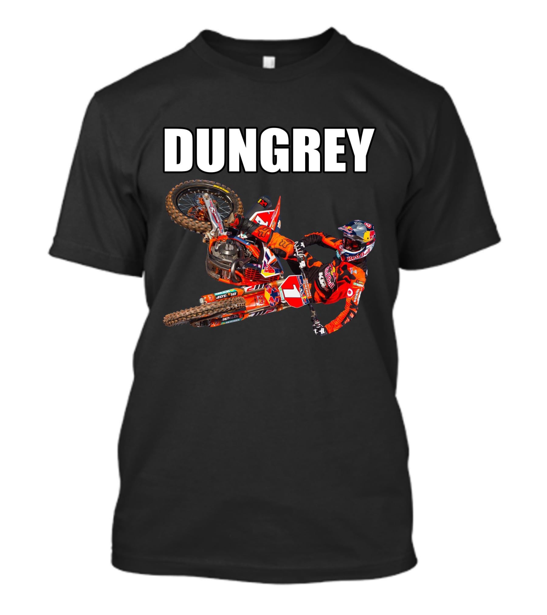 Dungey Motocross Rider Number One Racing Gear T-Shirt