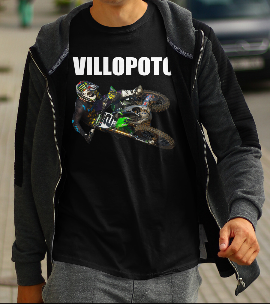 Villopoto Motocross Racing Action T-Shirt