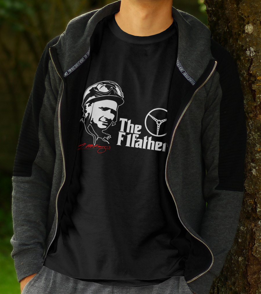 The F1 Father Juan Manuel Fangio Mercedes-Benz T-Shirt