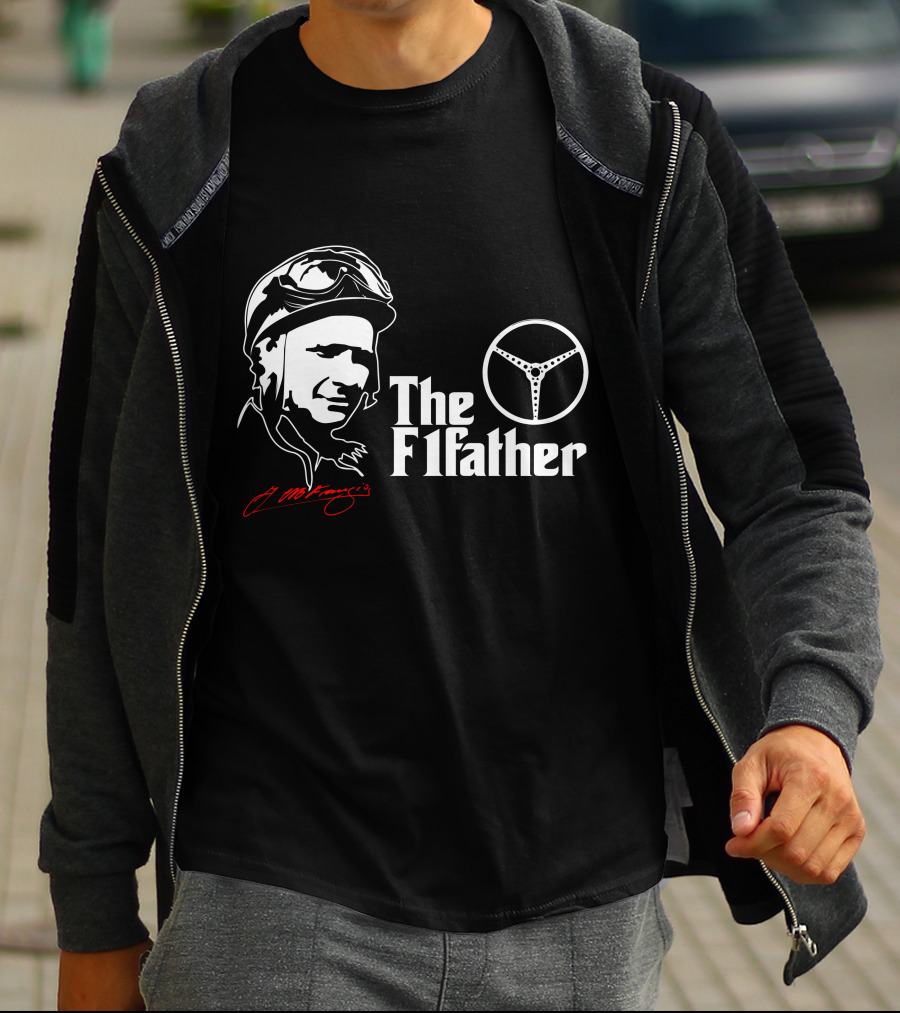 The F1 Father Juan Manuel Fangio Mercedes-Benz T-Shirt