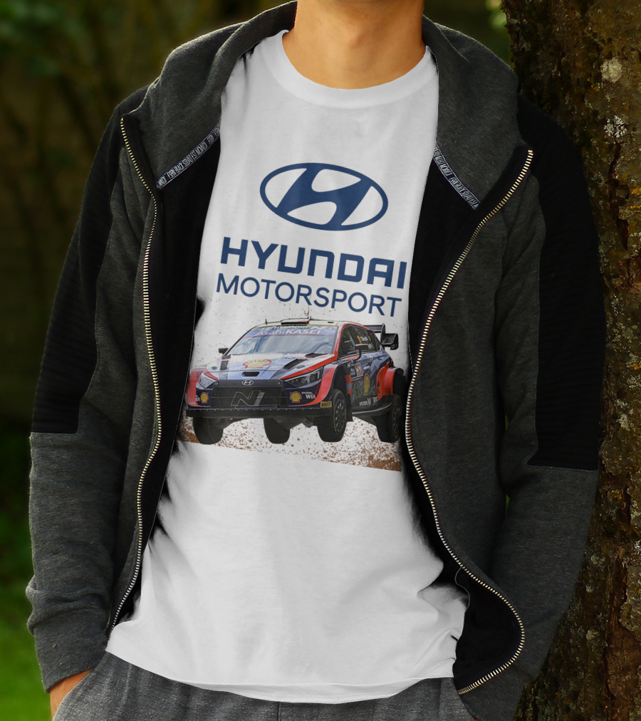 Hyundai Motorsport Neuville Rally Car Team T-Shirt