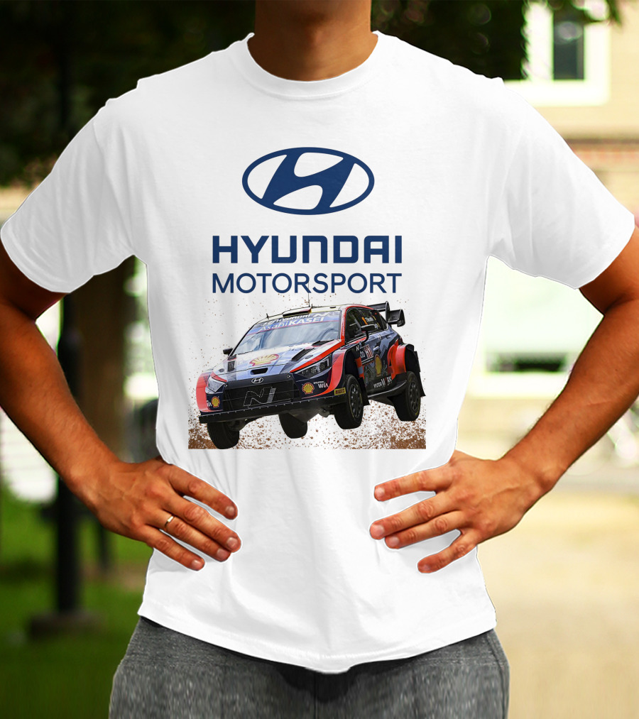 Hyundai Motorsport Neuville Rally Car Team T-Shirt