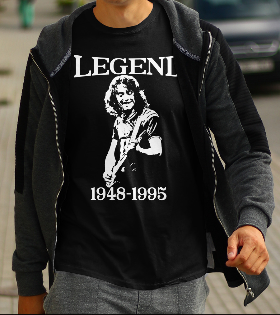 Rory Gallagher True Legend Guitar Classic Retro T-Shirt