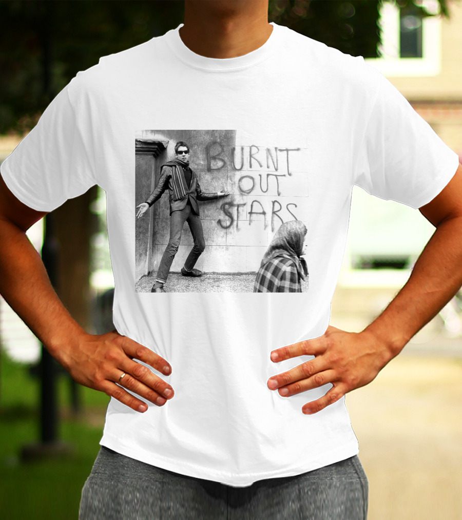 Shane Macgowan Burnt Out Stars Graffiti Photography T-Shirt