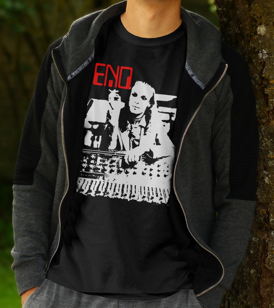 ENO Red Text Minimalist T-Shirt