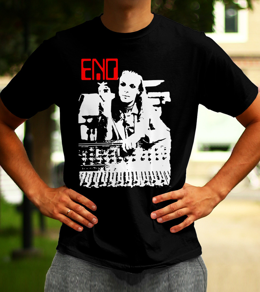 ENO Red Text Minimalist T-Shirt