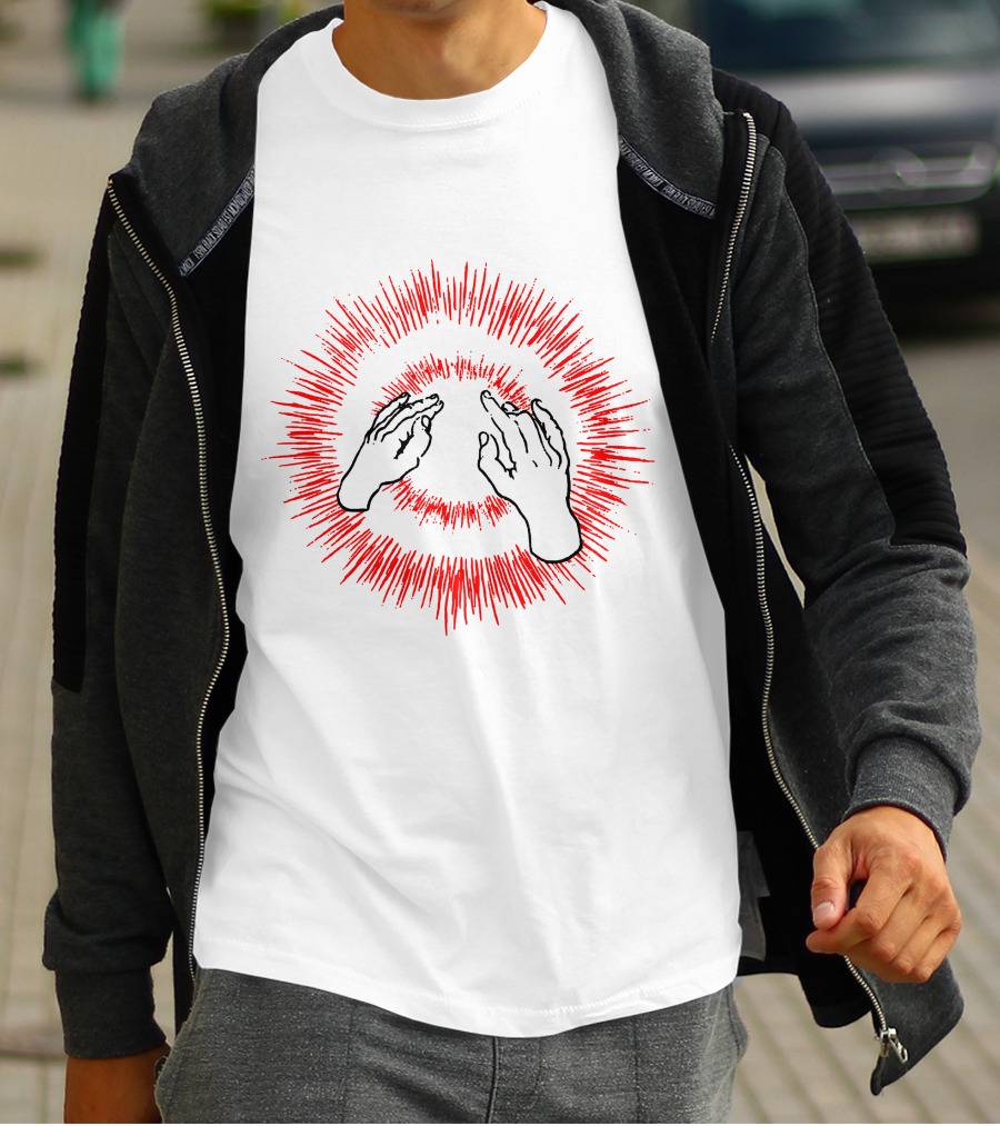 Godspeed You Black Emperor Album Lift Your Skinny Fists Like Antennas To Heaven Hands T-Shirt