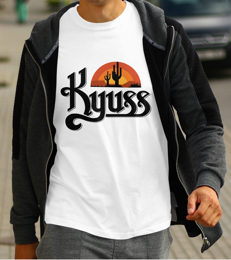 Kyuss Rock Metal Desert Sunset Stoner Hard T-Shirt