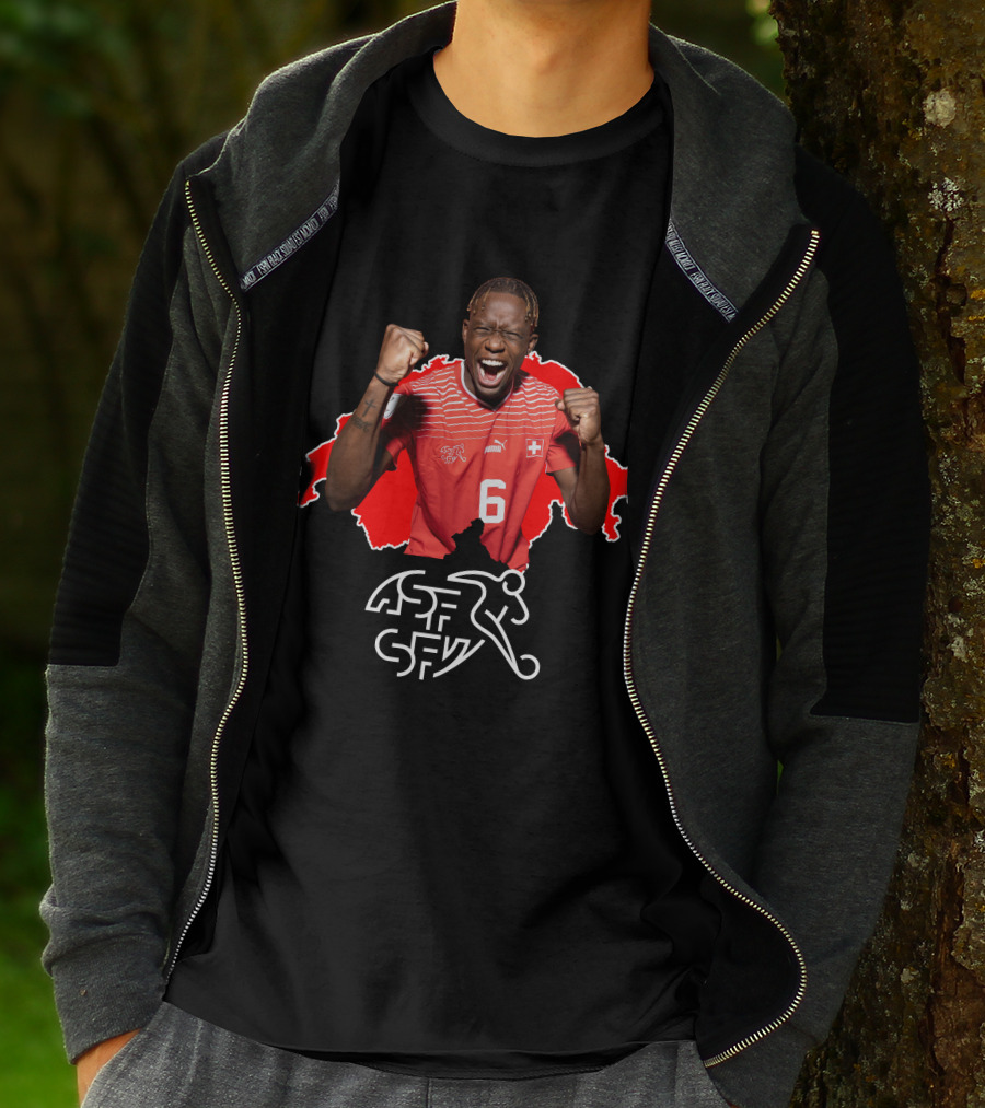 Denis Zakaria Switzerland Football Jersey Number 6 T-Shirt