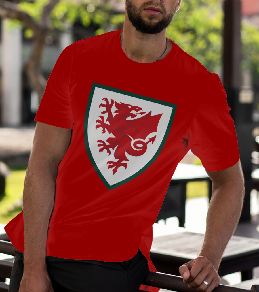Gareth Bale Welsh Red Dragon Emblem T-Shirt
