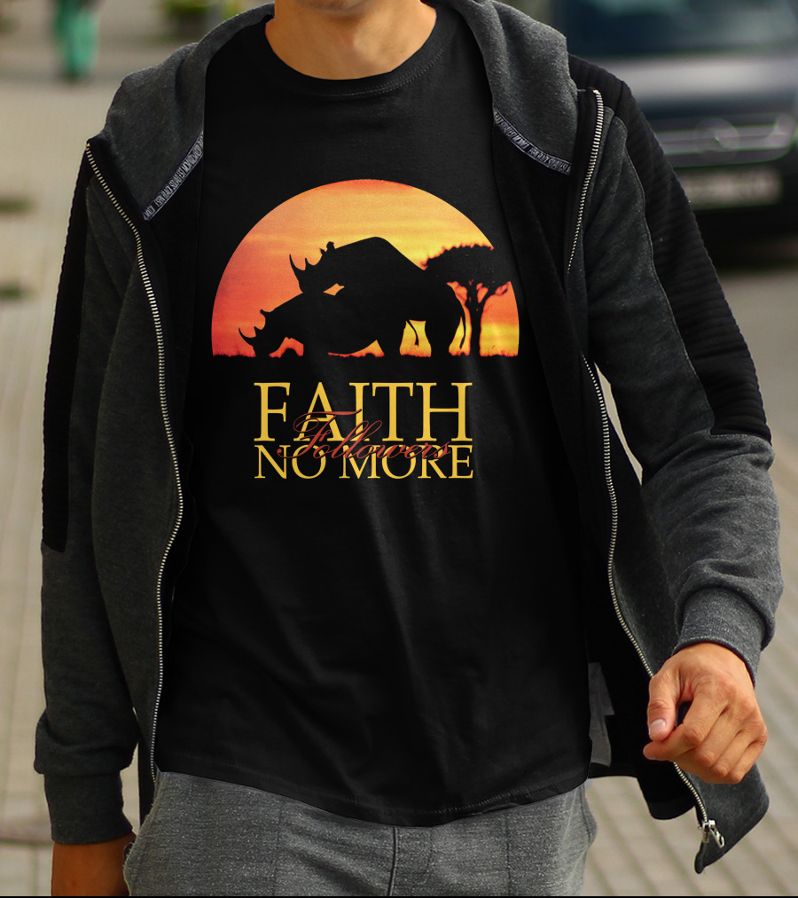 Faith No More Easy Followers Rhino Sunset T-Shirt