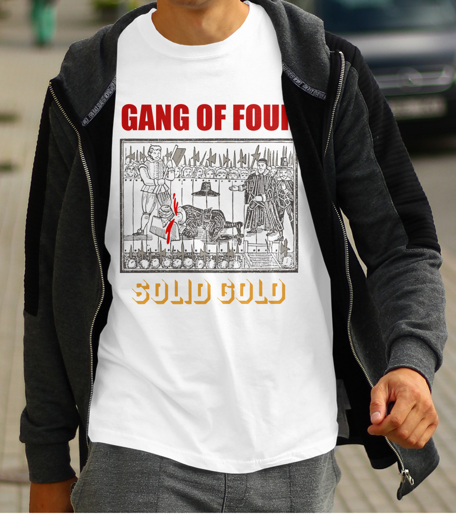Gang Of Four Solid Gold Medieval Execution T-Shirt