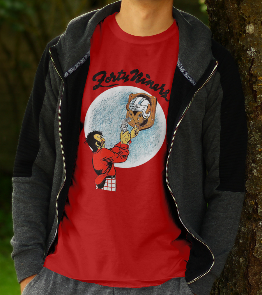 Forty Niner Buffalo Bills Helmet Quirky T-Shirt