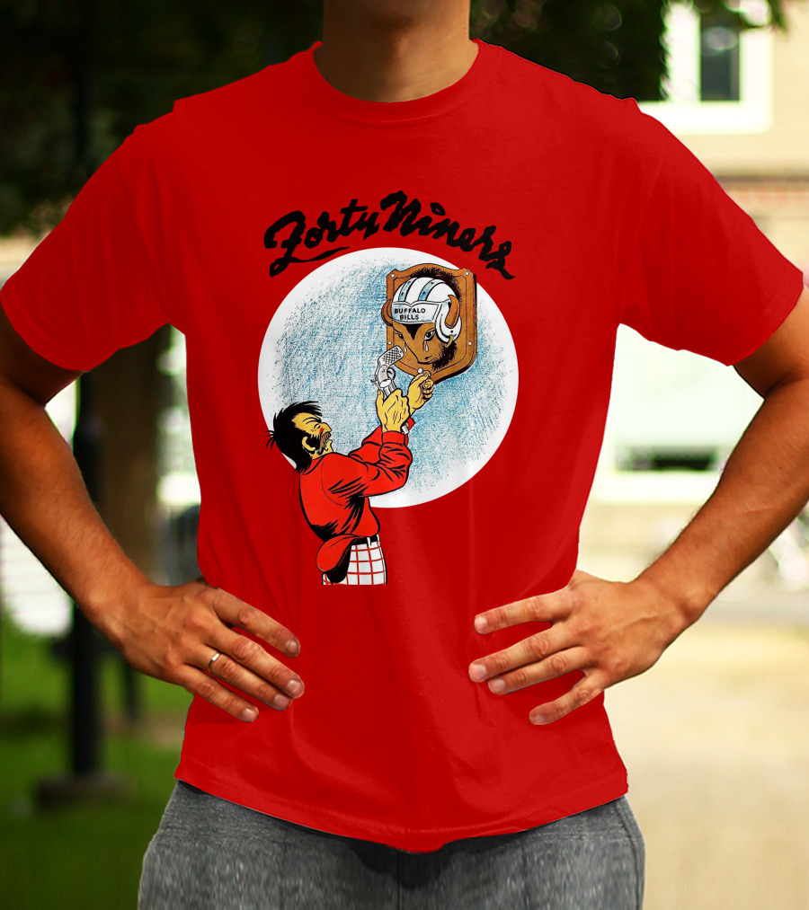 Forty Niner Buffalo Bills Helmet Quirky T-Shirt
