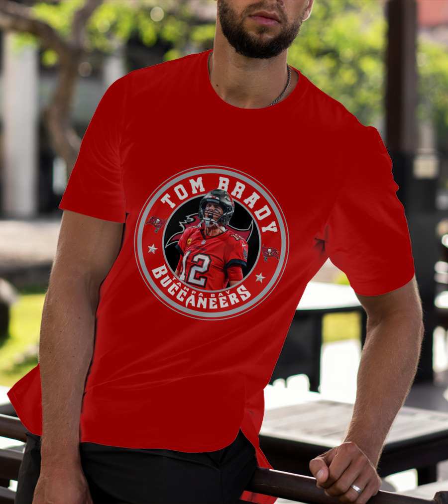 Tom Brady Tampa Bay Buccaneers Number 12 Fan T-Shirt