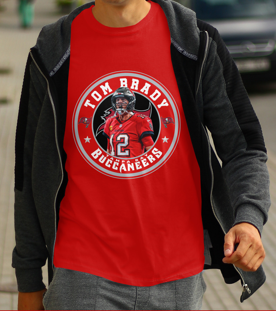 Tom Brady Tampa Bay Buccaneers Number 12 Fan T-Shirt