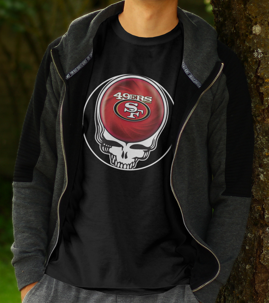 49ers Grateful Dead Skull Icon Collaboration T-Shirt