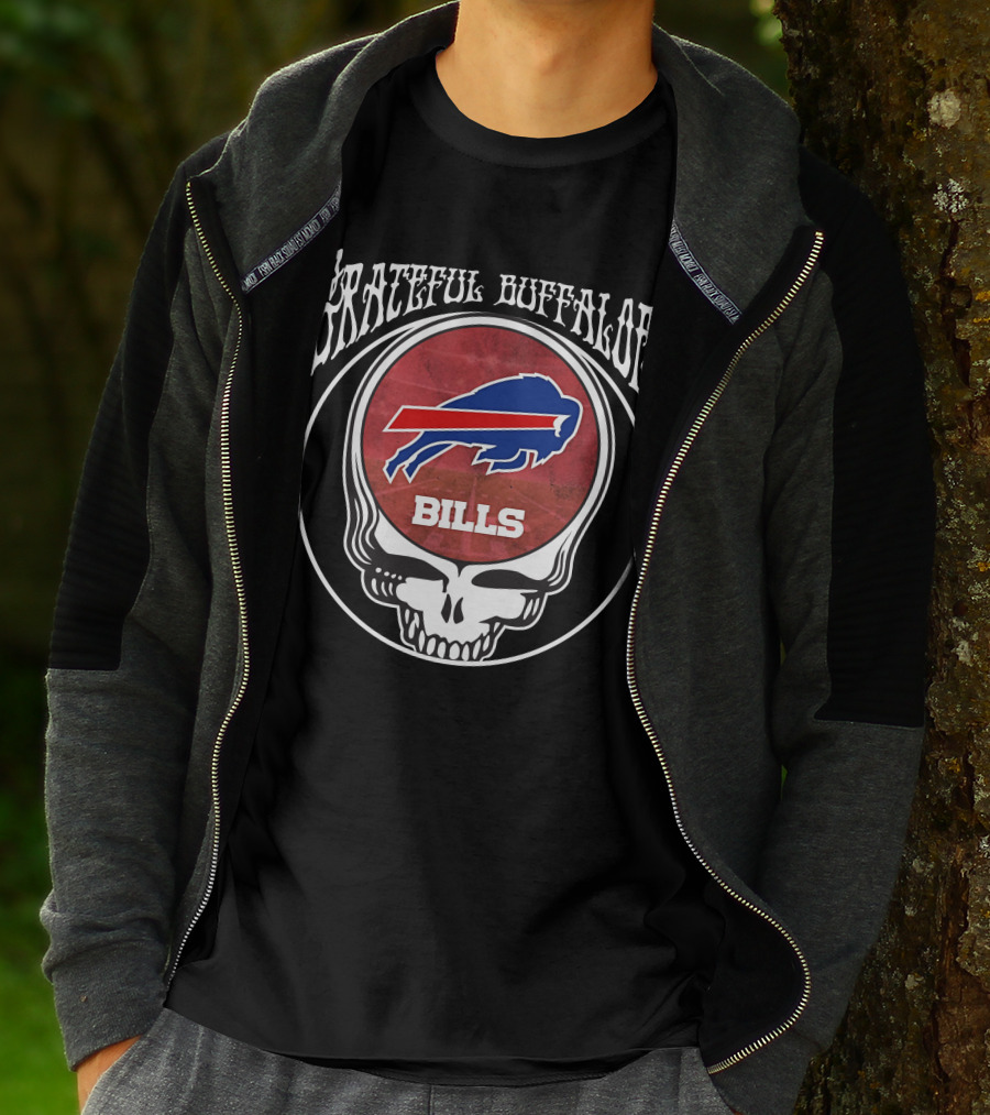 Grateful Buffaloes Bills Skull T-Shirt