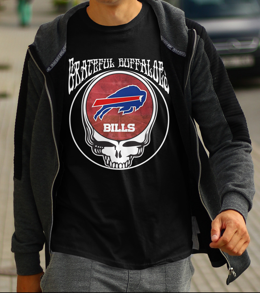 Grateful Buffaloes Bills Skull T-Shirt
