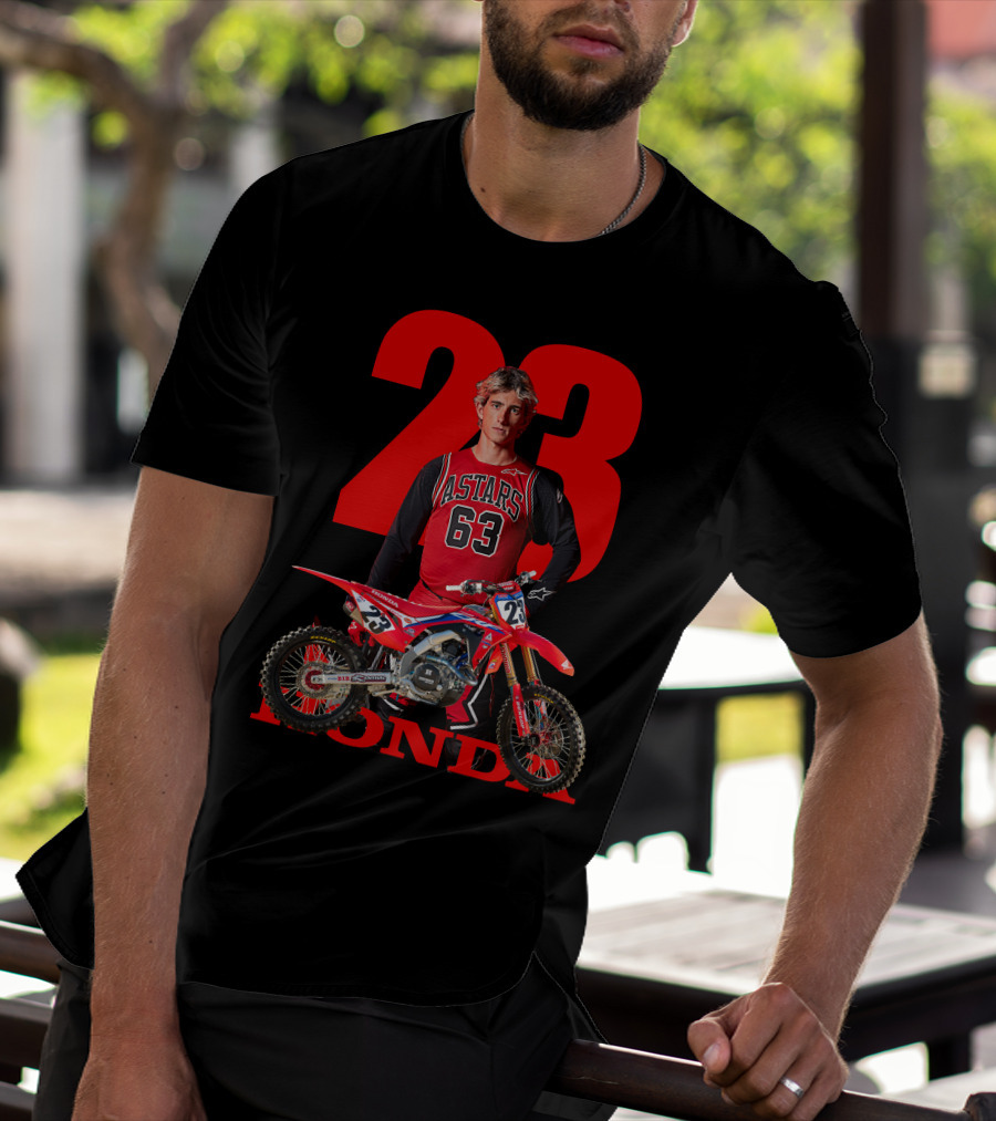 Chase Sexton 23 Honda 63 Alpinestars Racing Motocross T-Shirt