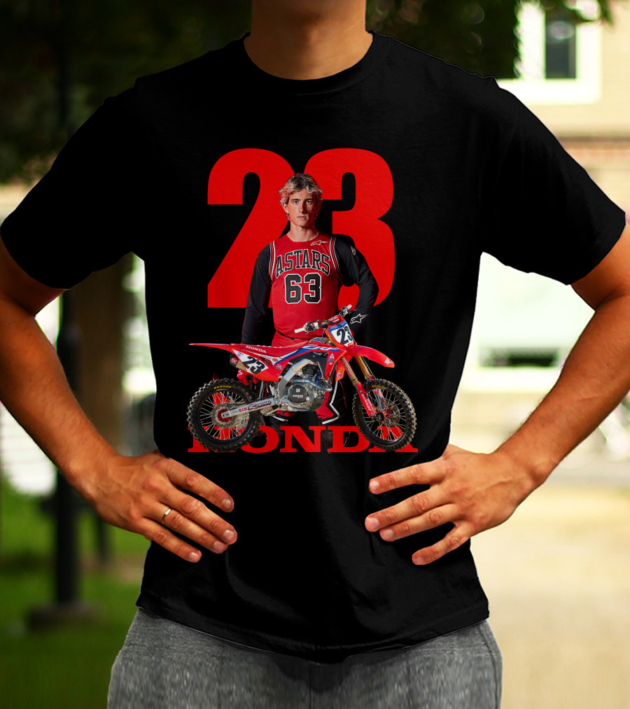 Chase Sexton 23 Honda 63 Alpinestars Racing Motocross T-Shirt